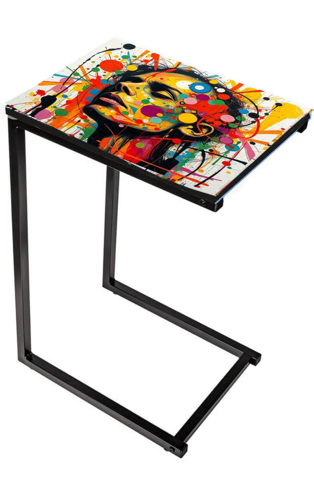 Industrial Bedside Table - Retro Design of Your Choice - Sturdy Steel Frame - Perfect Home Addition