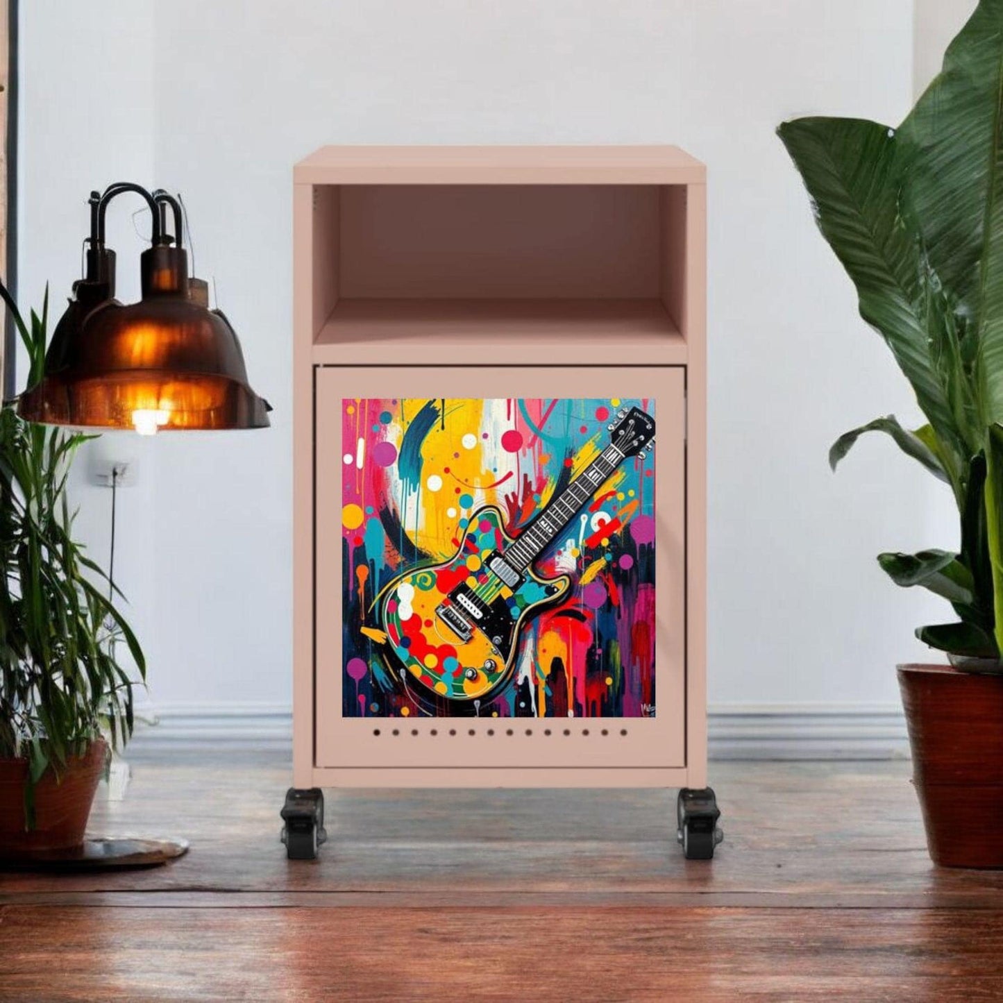 Custom Industrial Steel Bedside Table - Retro Design Options - Handmade Home Decor for Modern Living Spaces