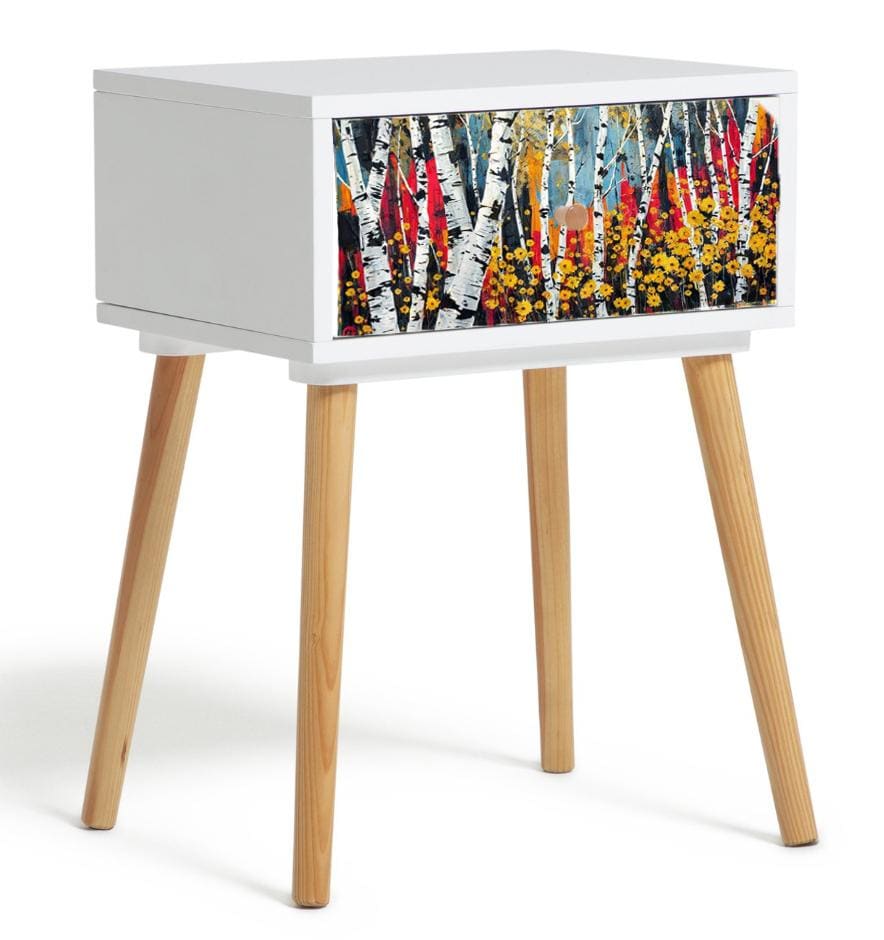 Nature-Inspired Bedside Table with Custom Color and Design Options, Choose Your Legs for a Unique Bedroom Transformation