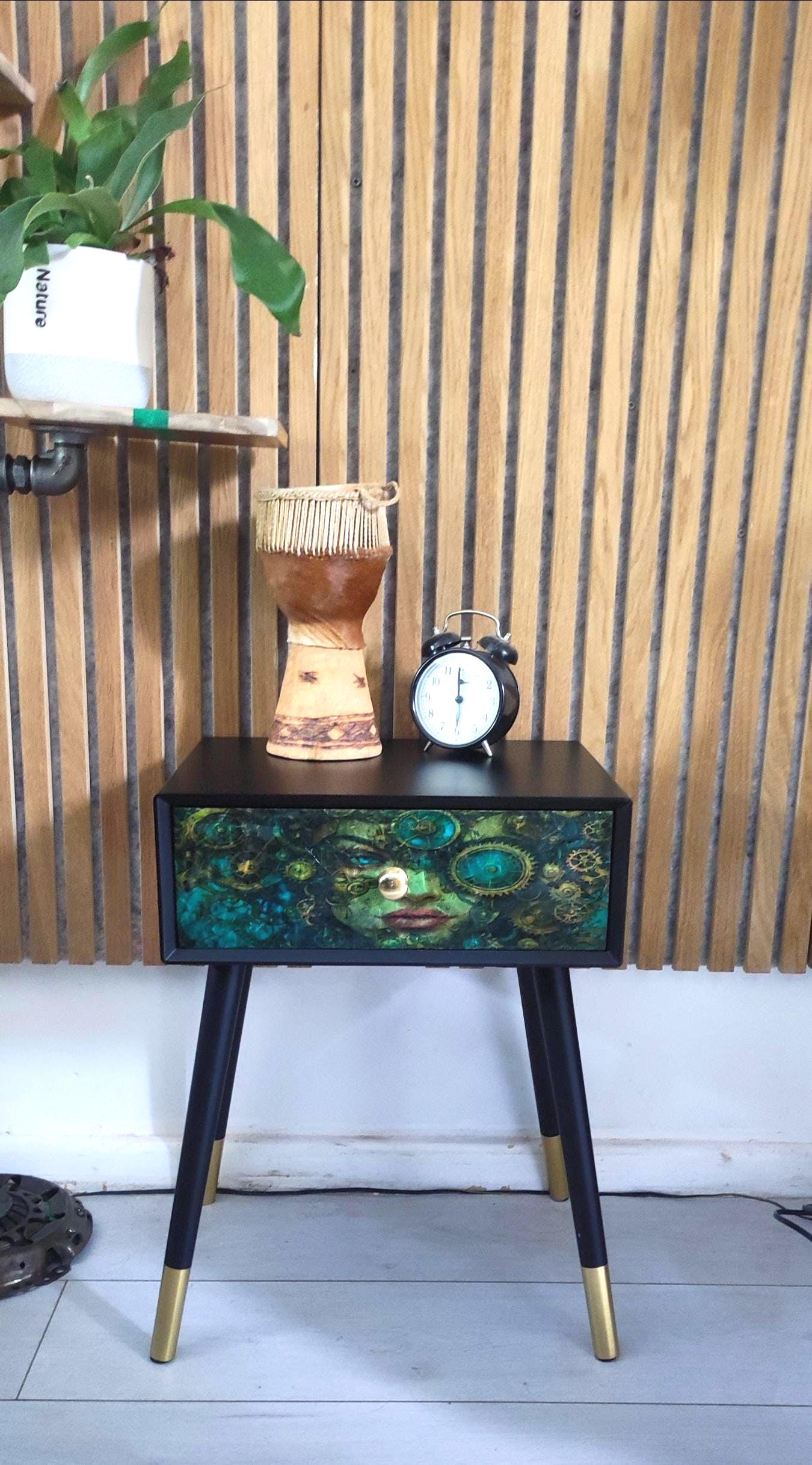 Retro Bedside Table- Transform Your Bedroom - Choice of Colour - Unique Home Decor
