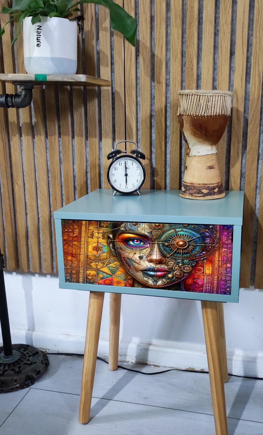 Nature inspired Bedside Table with Color and Design Options - Perfect Addition for Your home