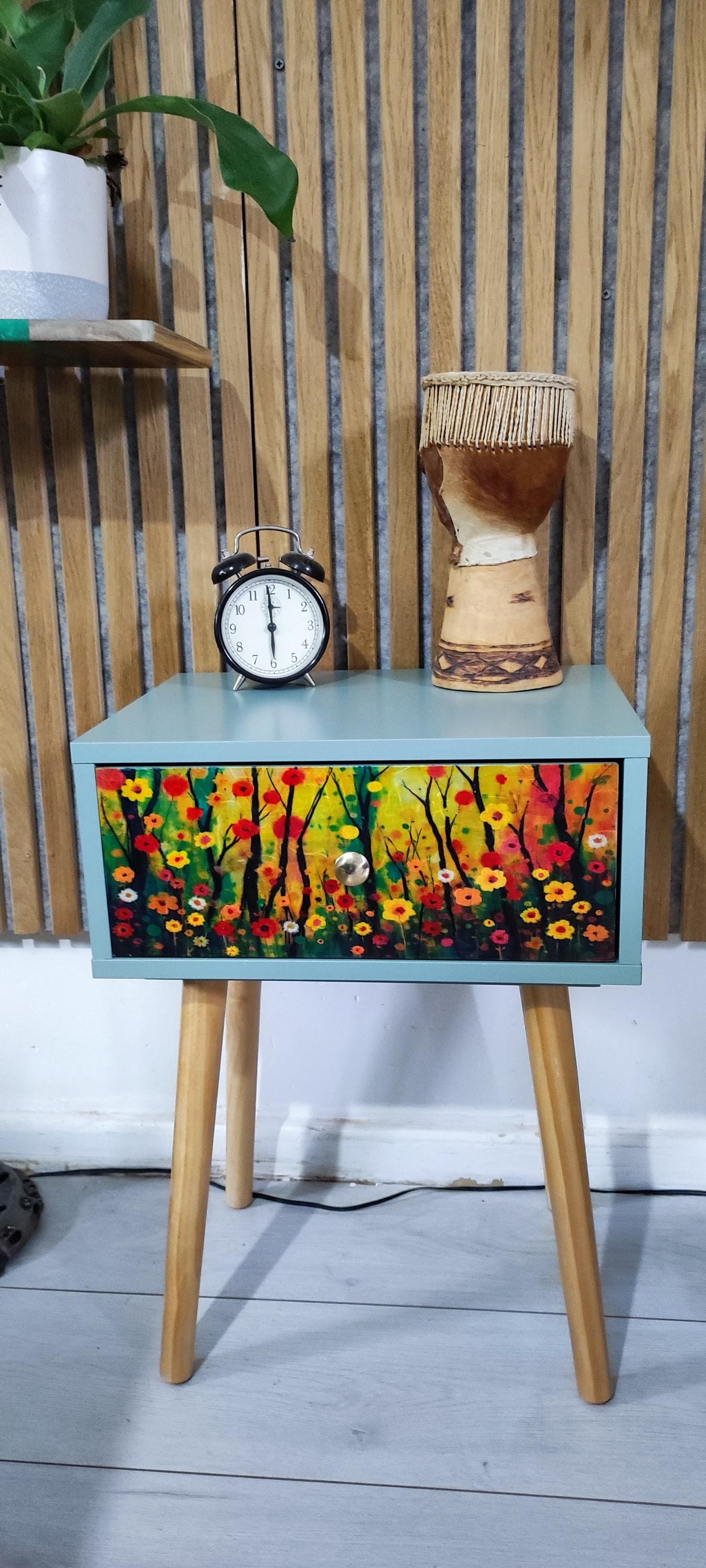 Custom Retro Bedside Table - Transform Your Bedroom Decor!