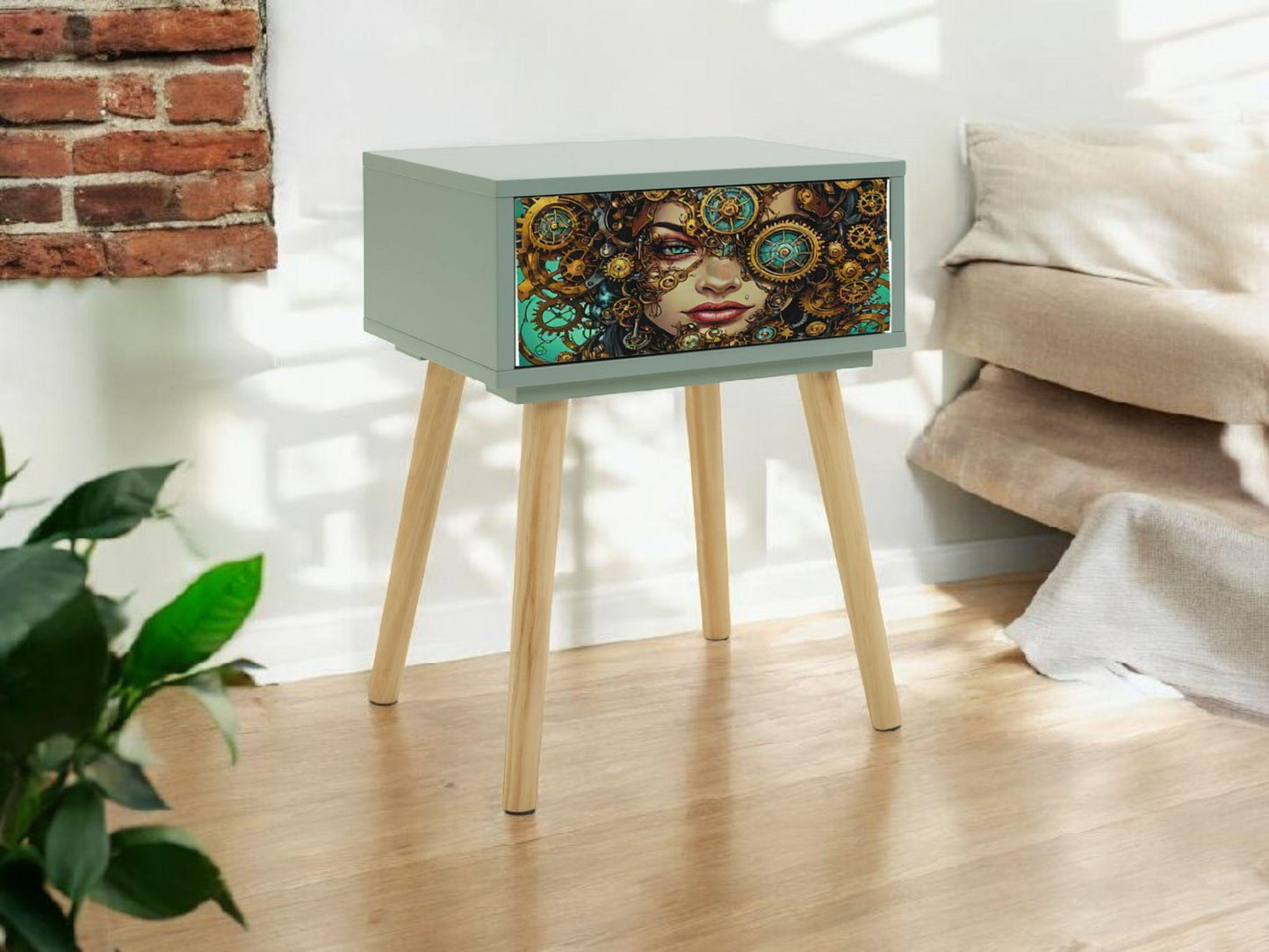 Custom Retro Bedside Table - Transform Your Bedroom Decor!