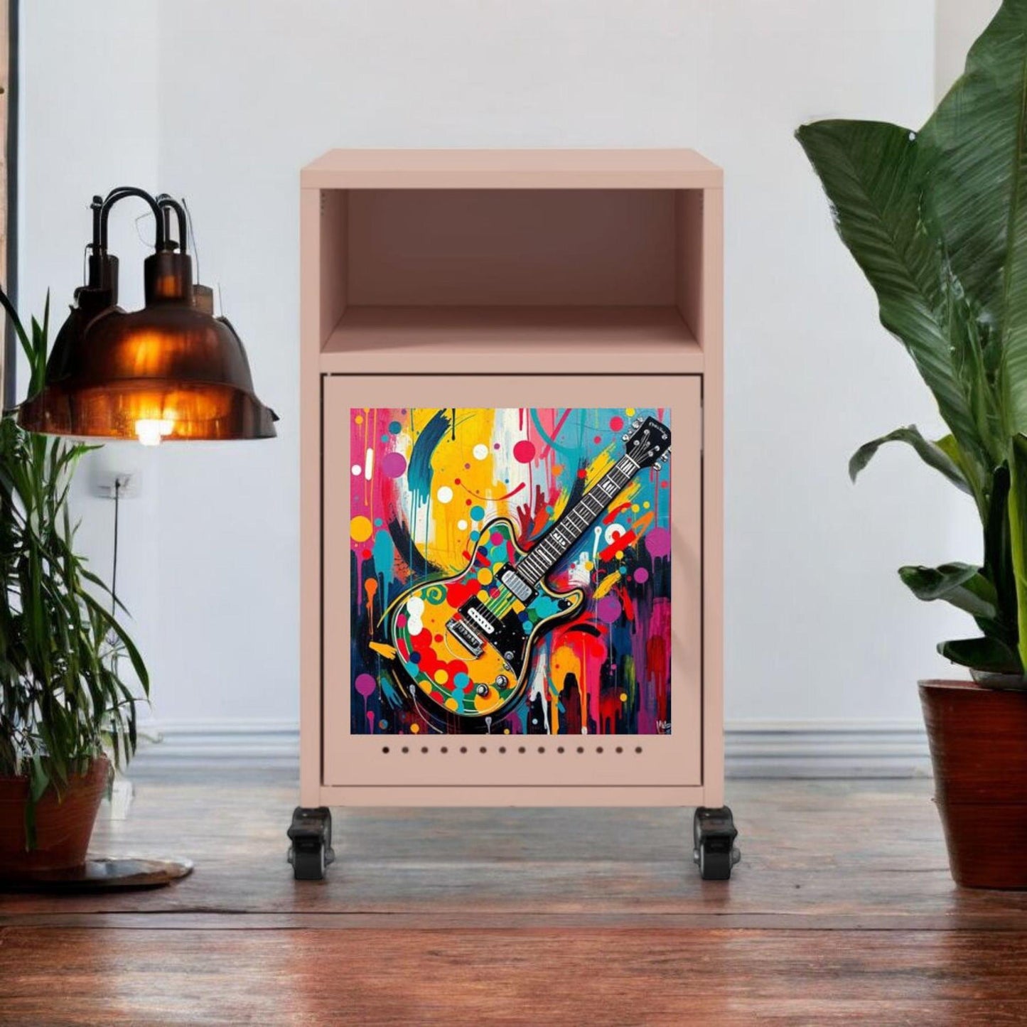 Custom Industrial Steel Bedside Table - Retro Design Options - Handmade Home Decor for Modern Living Spaces