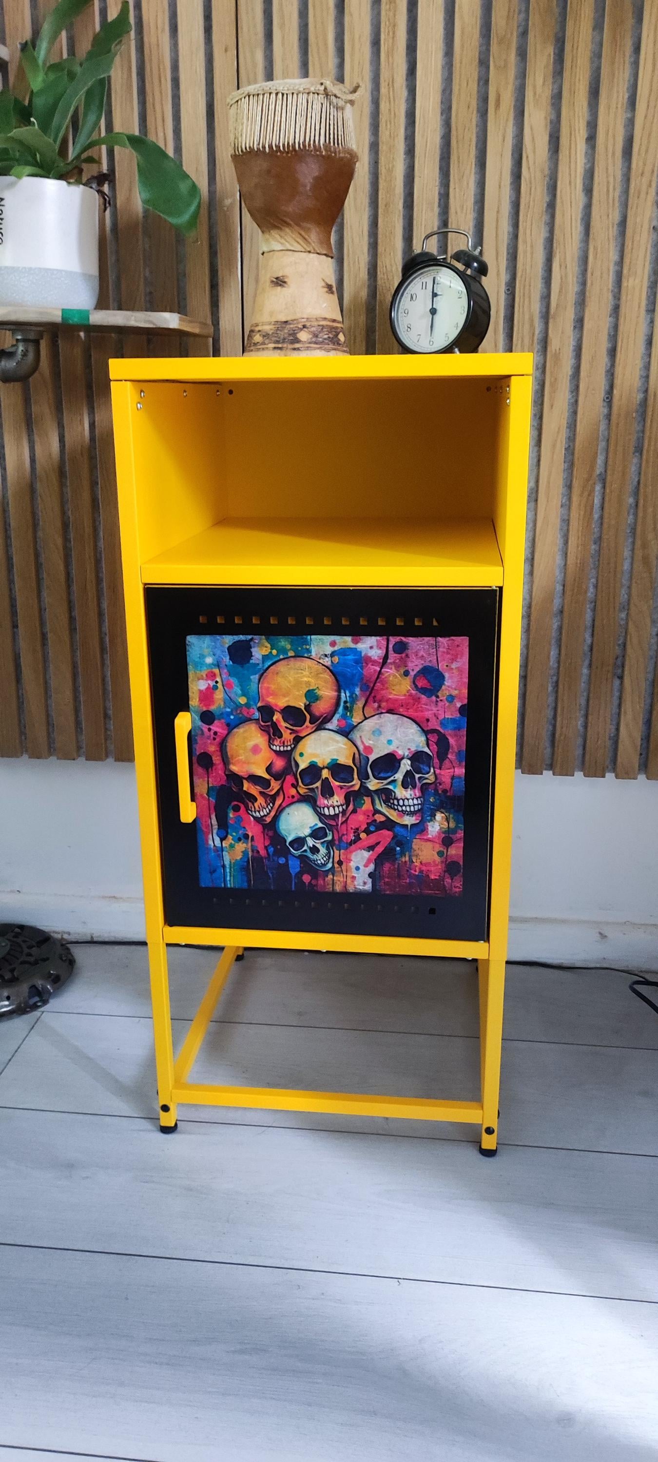 Industrial Steel Bedside Table - Custom Design and Colour Options Available