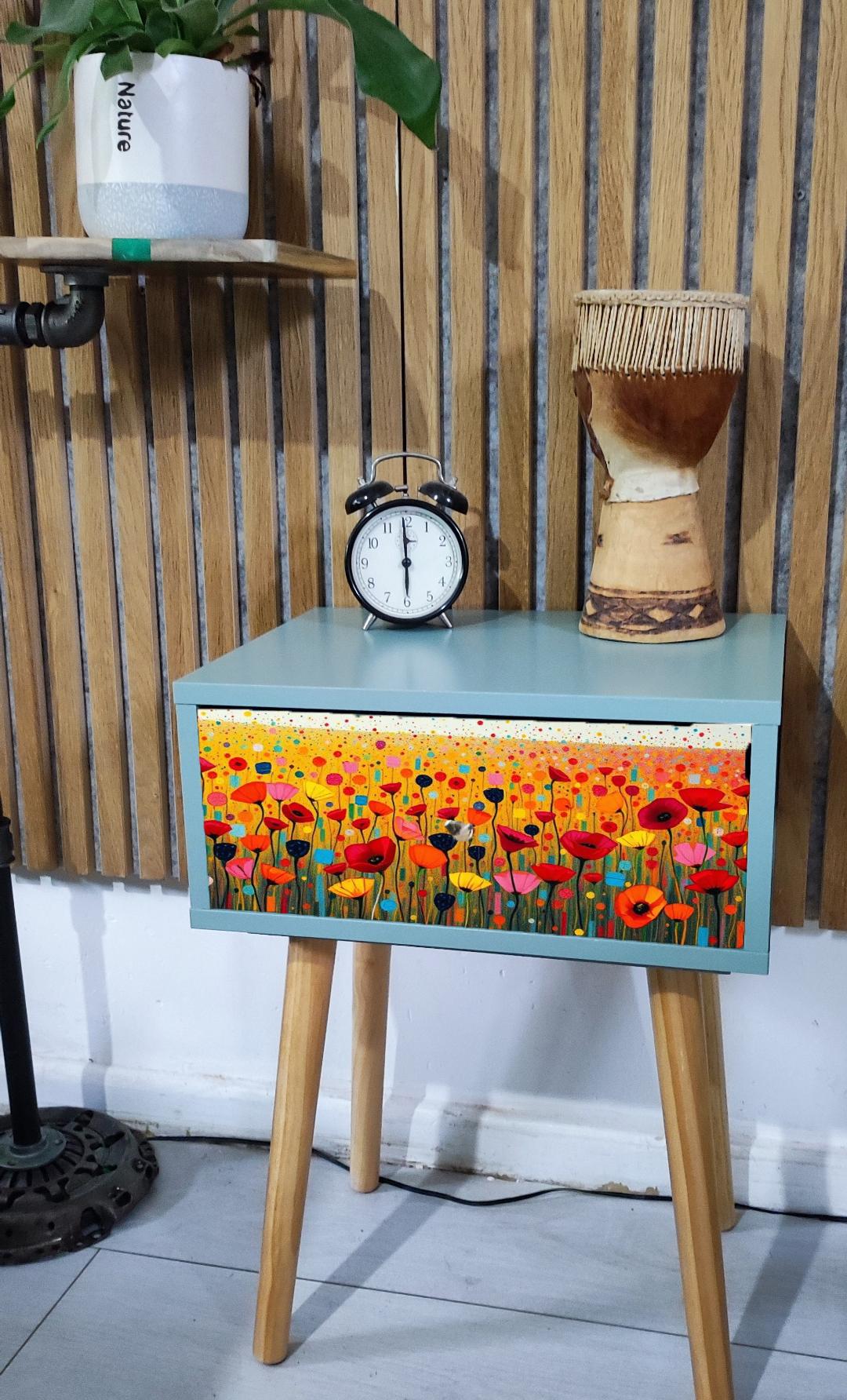 Nature inspired Bedside Table with Color and Design Options - Perfect Addition for Your home