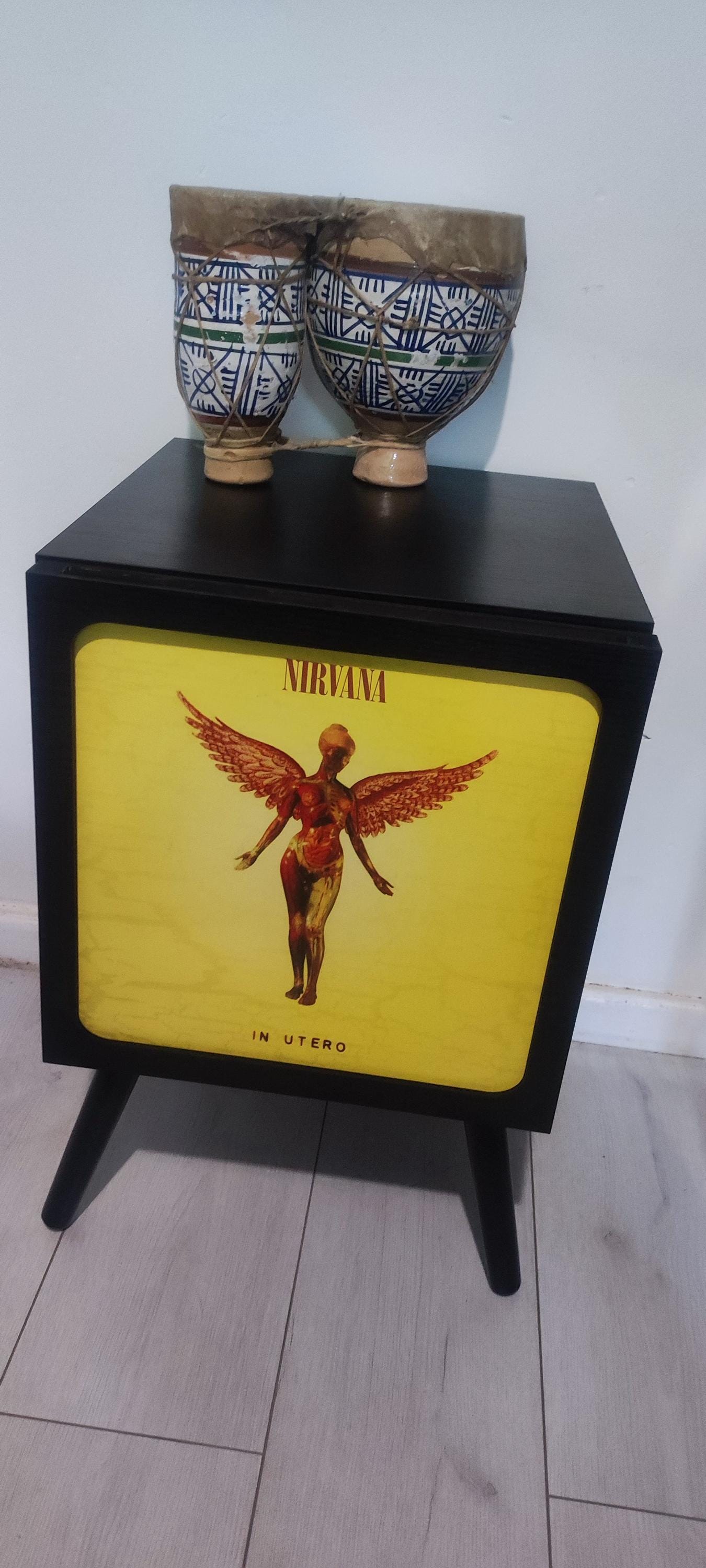 Vinyl Record Stand With Storage and Shelf - Choose Leg Size and Color - Perfect Gift for Music Collectors