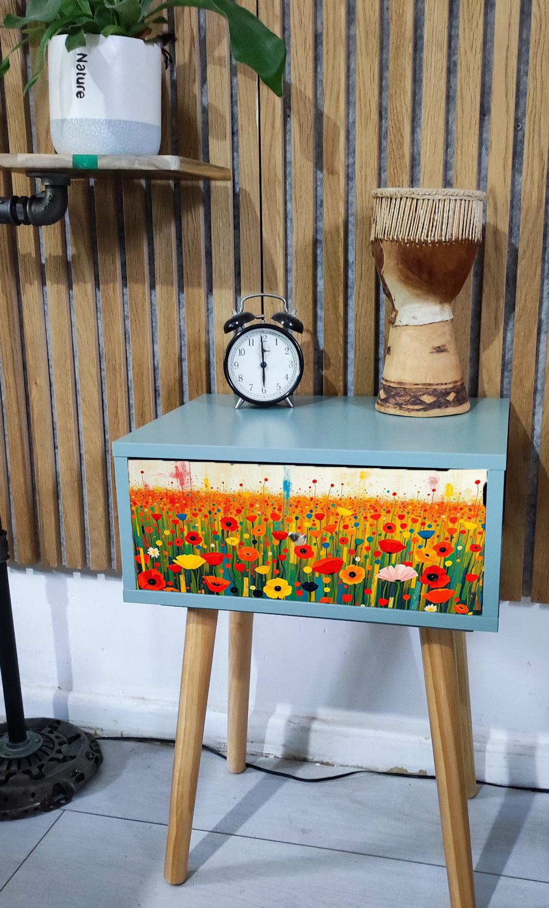Nature inspired Bedside Table with Color and Design Options - Perfect Addition for Your home