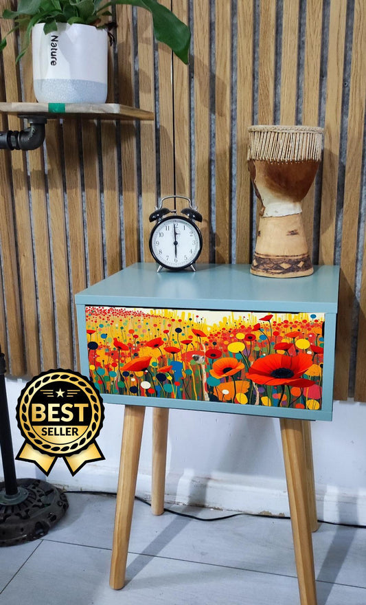 Nature inspired Bedside Table with Color and Design Options - Perfect Addition for Your home