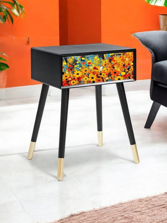 Customizable Retro Bedside Table in Your Choice of Color and Design - Transform Your Bedroom with Unique Style