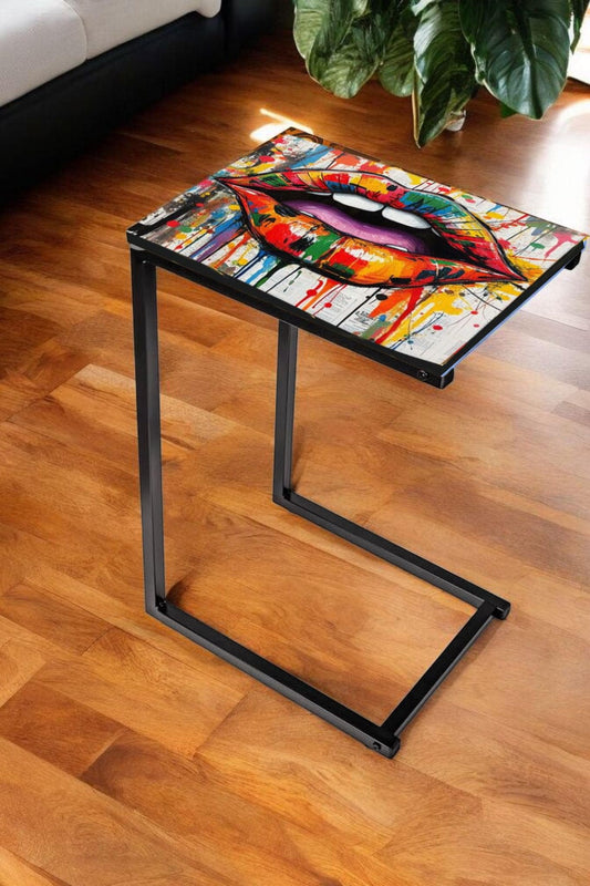 Industrial Bedside Table - Retro Design of Your Choice - Sturdy Steel Frame - Perfect Home Addition