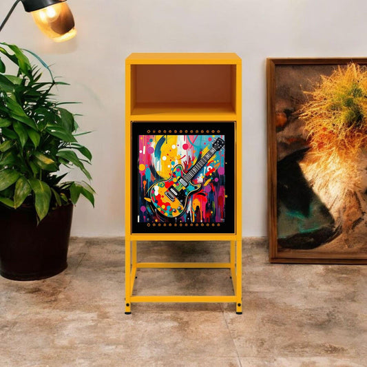 Industrial Steel Bedside Table - Custom Design & Colour Options - Retro Style Décor Piece for Home Interiors