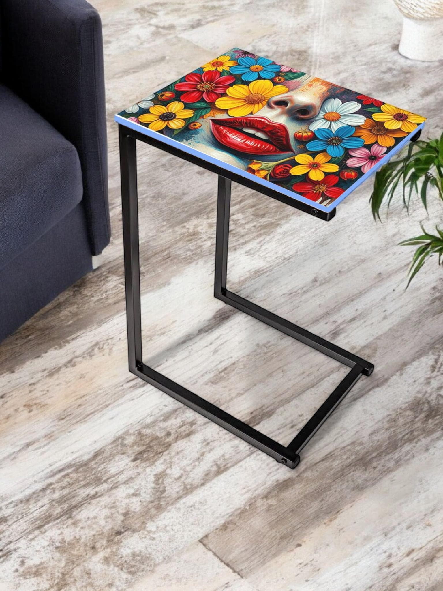Industrial Bedside Table - Choose Your Design - Sturdy Steel Frame - Perfect Addition to Any Home