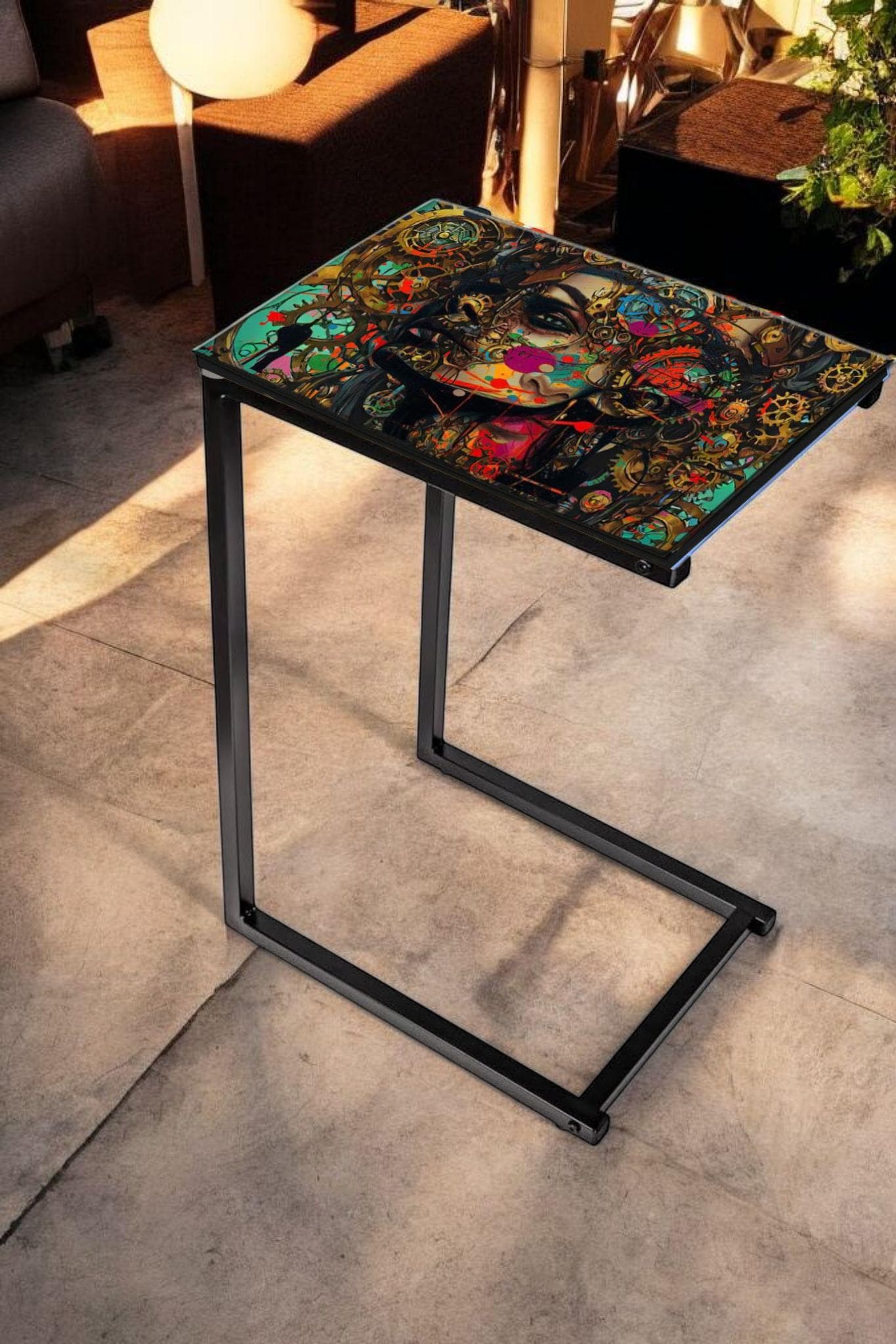 Industrial Bedside Table - Choose Your Design - Sturdy Steel Frame - Perfect Addition to Any Home