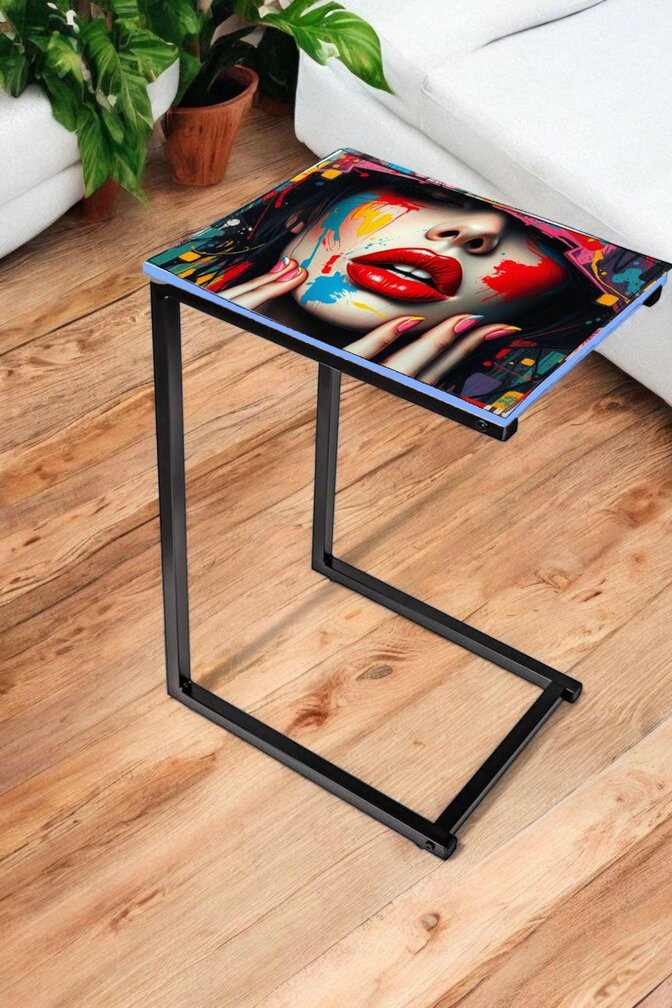 Industrial Bedside Table - Choose Your Design - Sturdy Steel Frame - Perfect Addition to Any Home
