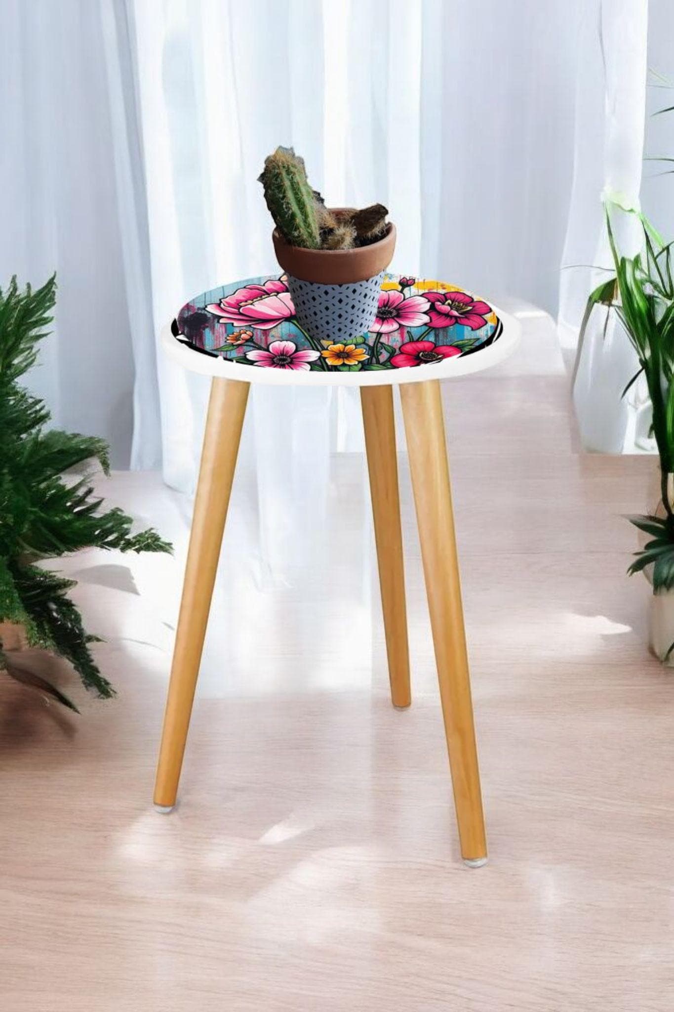 Retro Planter Stand for Home Decor - Custom Design Availabe