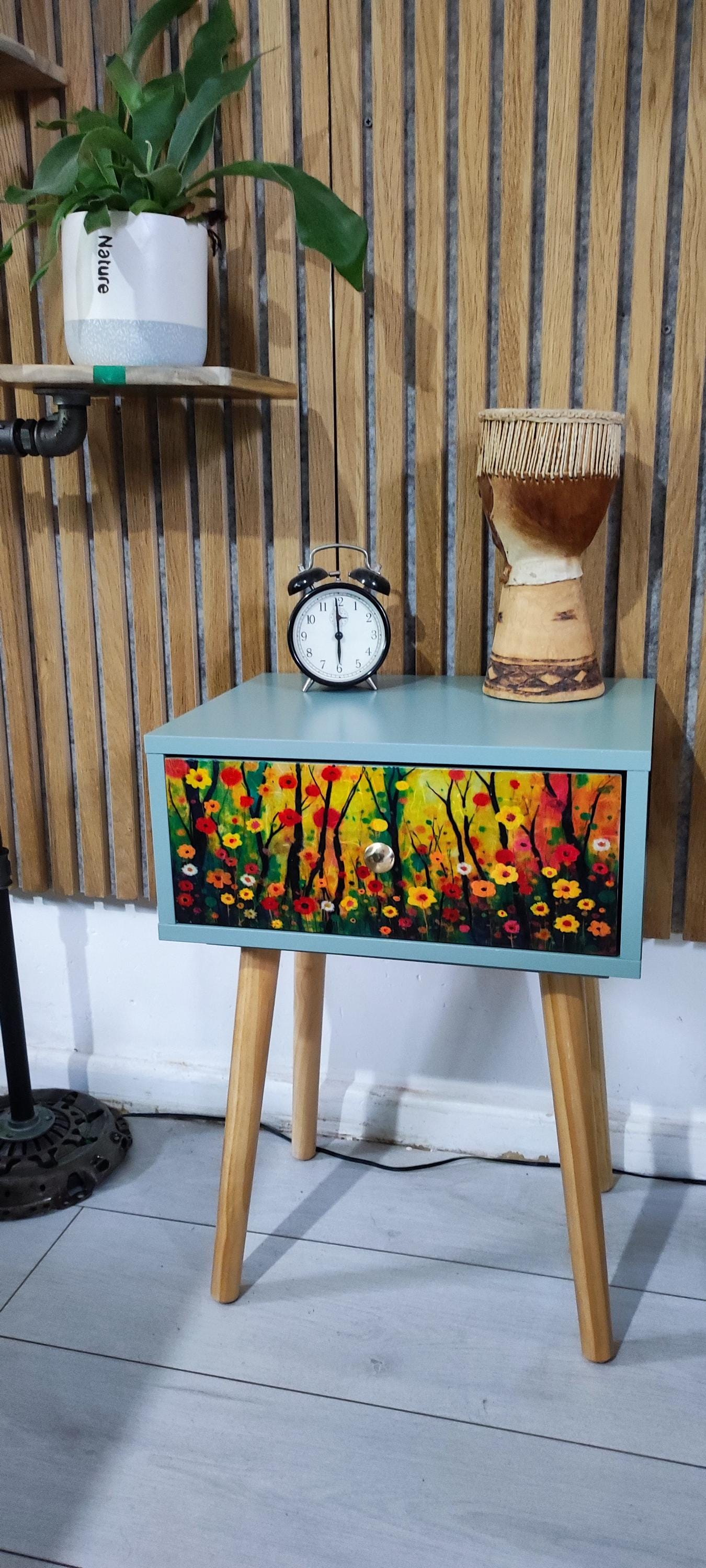 Custom Retro Bedside Table - Transform Your Bedroom Decor!