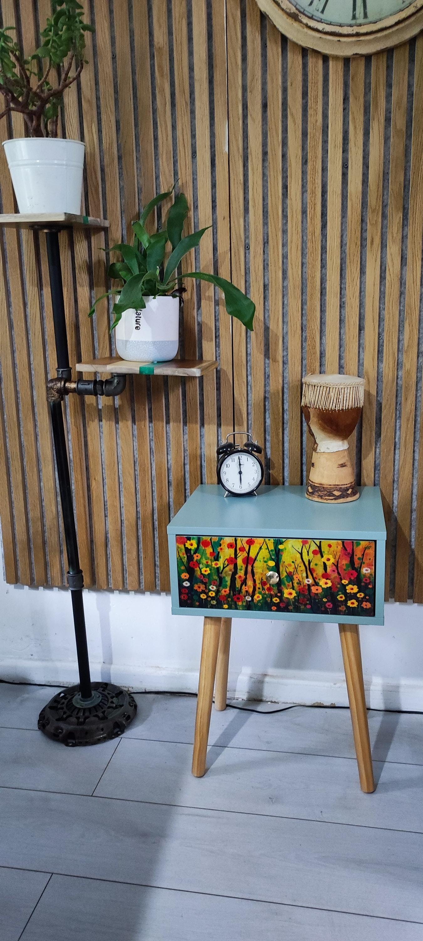 Custom Retro Bedside Table - Transform Your Bedroom Decor!
