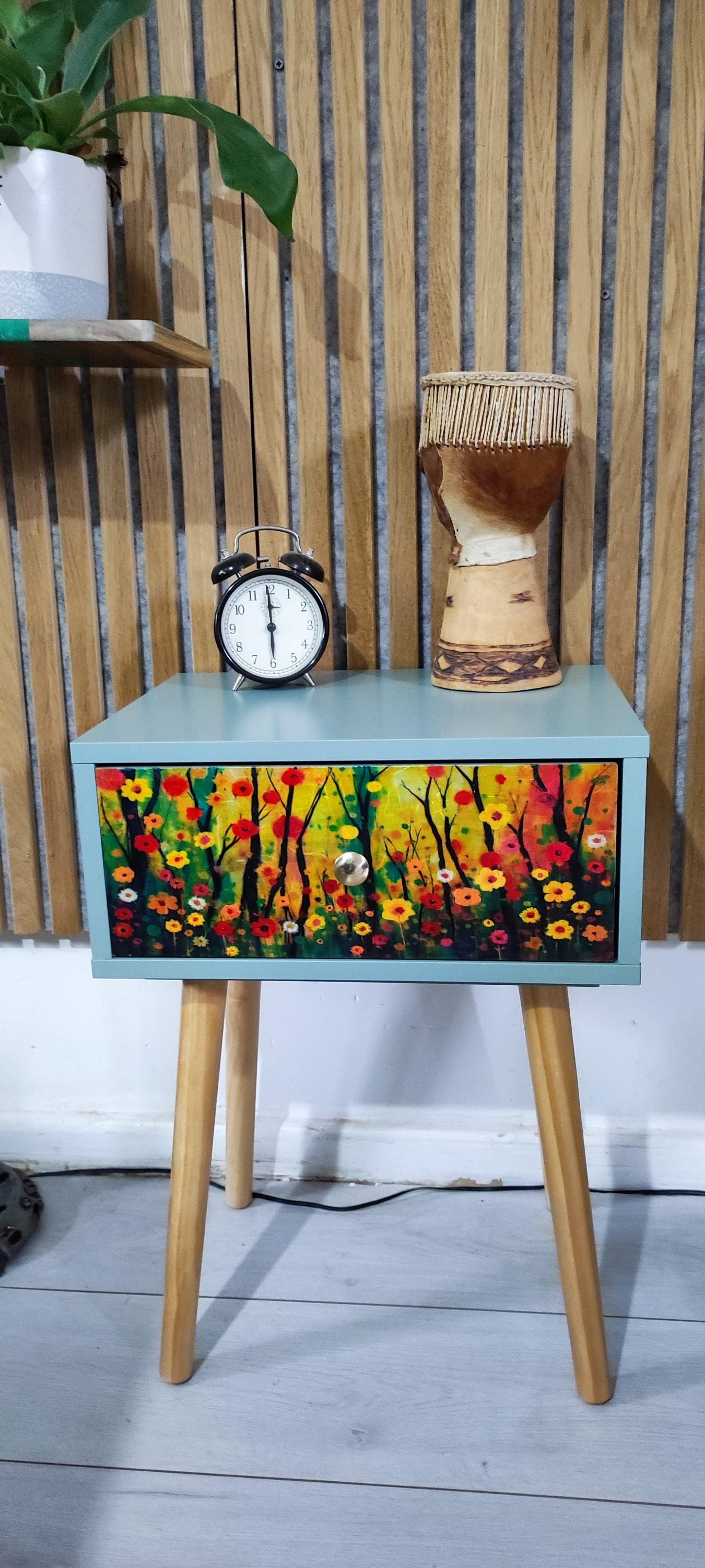 Custom Retro Bedside Table - Transform Your Bedroom Decor!